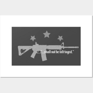 Shall Not be Infringed v2 (Distressed) Posters and Art